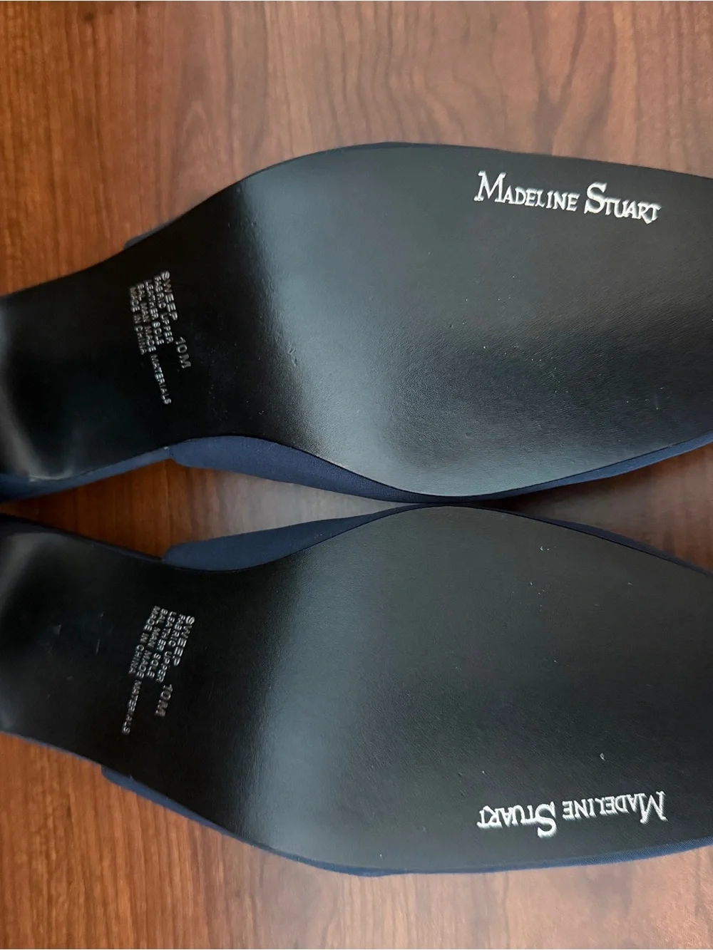 Navy Slingback Women's Pumps - Classic Navy Heels size 10 NIB Madeline Stuart - Picture 6 of 8